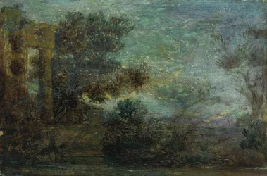 廃墟のある風景